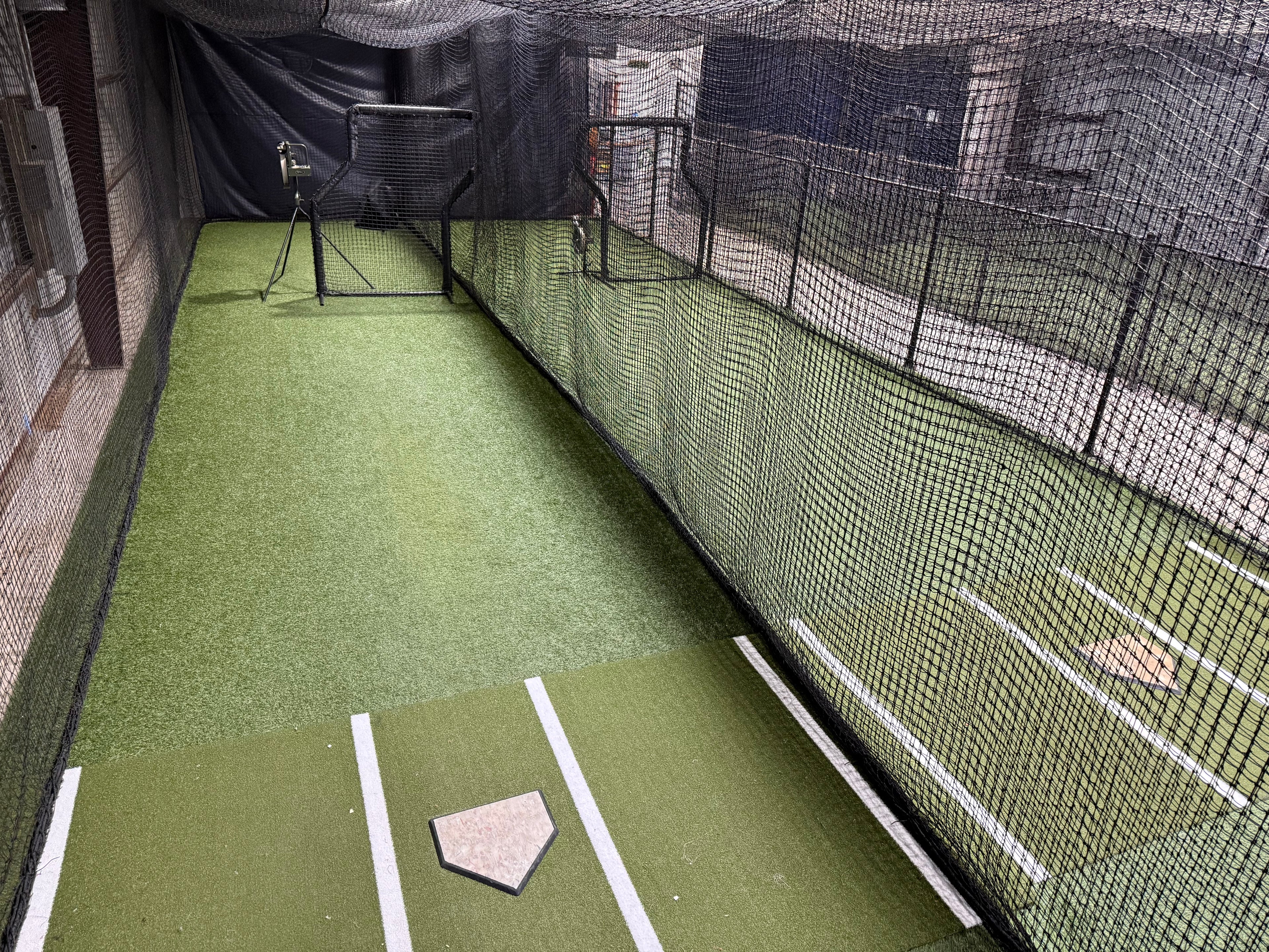 Batting Cage Rental for Baseball or Softball  w/ Machine or Throw Live Arm - Cage #8