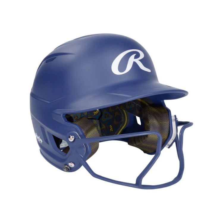 Rawlings Mach Hi-Viz 1-Tone Matte Helmet w/ Mask