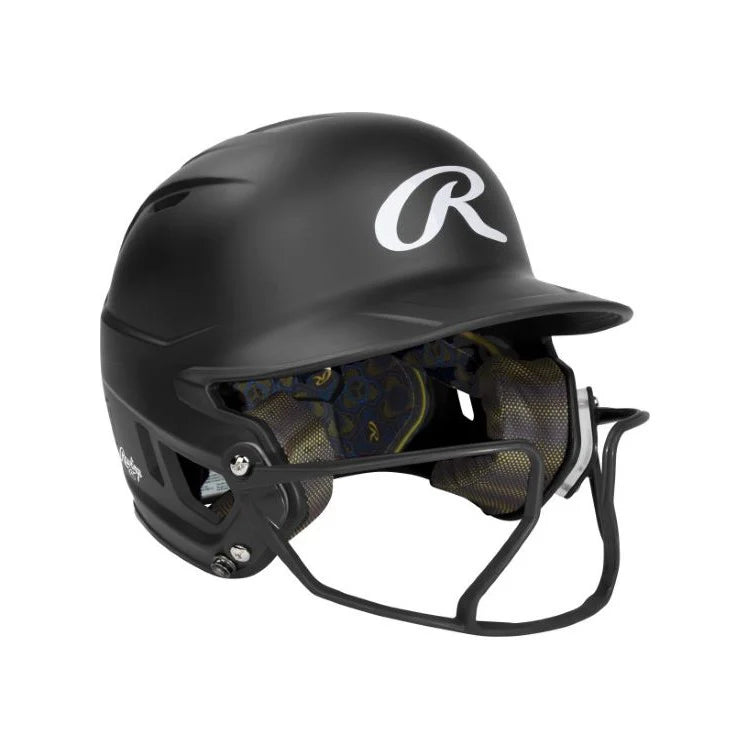 Rawlings Mach Hi-Viz 1-Tone Matte Helmet w/ Mask